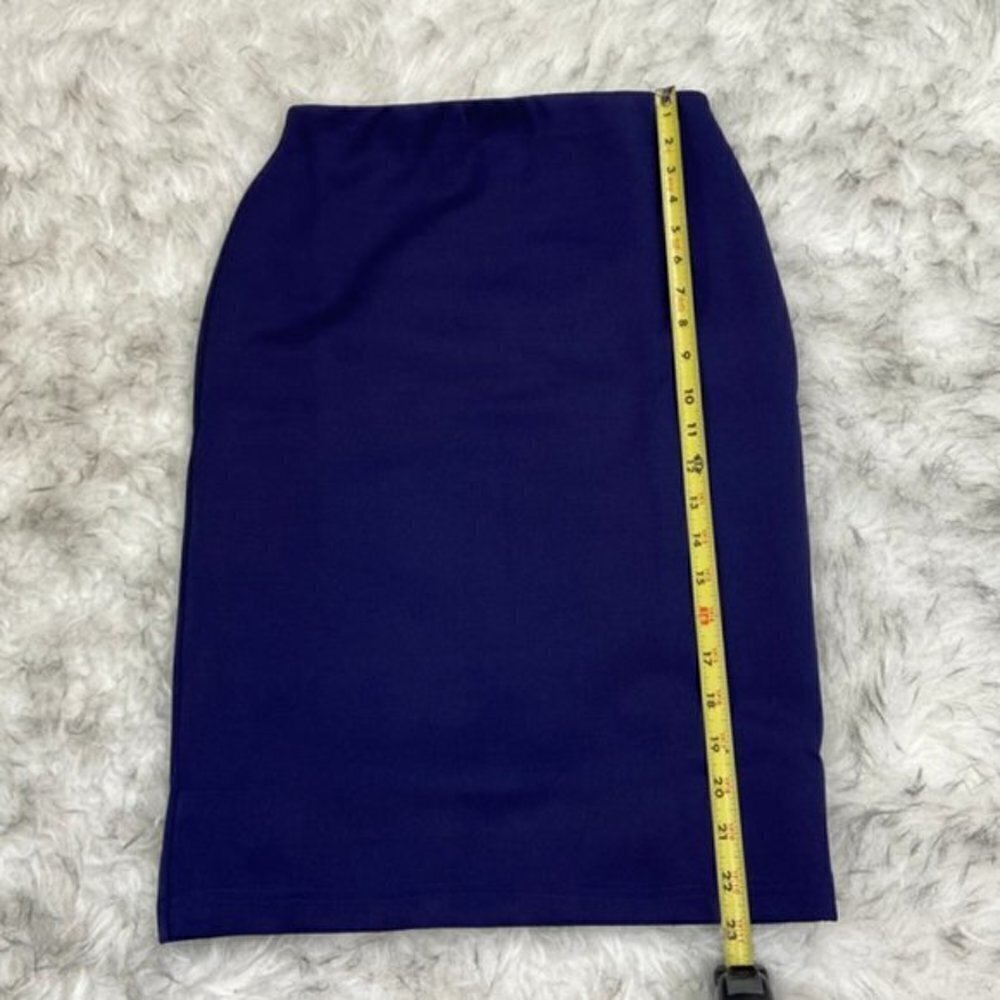 Line & Dot NWT Blue Peplum Pencil Skirt Size Small - Picture 4 of 16